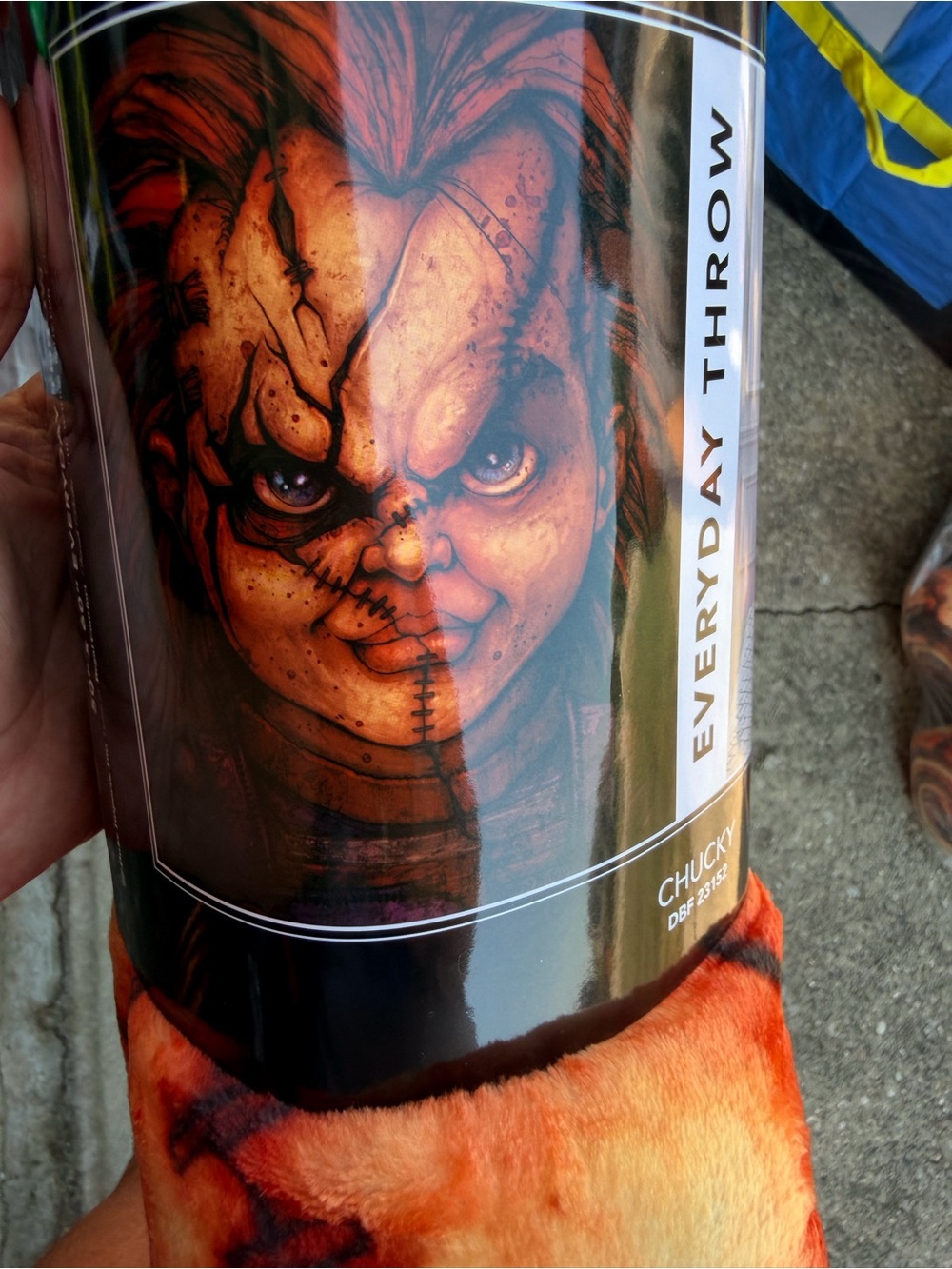 Converse Orange Chucky Everyday Throw - Bright Orange Plush